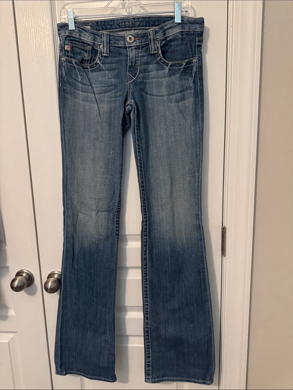 Big Star Casey 28XXL Women’s Low Rise Blue Flare Jeans